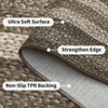 Area Rugs for Living Room Large Soft Washable Rug Cottage Rustic Braided Print Floor Cover Non Slip Non Shedding Stain - 4 of 4
