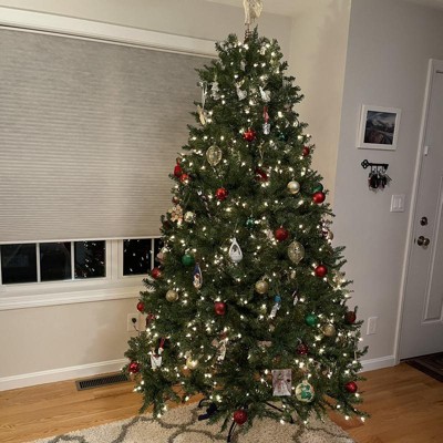 Best Choice Products 7.5ft Pre-lit Hinged Douglas Full Fir Artificial ...