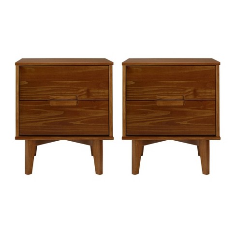 Set of deals 2 wood nightstands