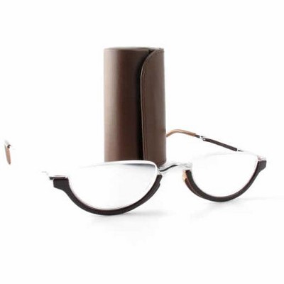 Calabria 309 Small Semi-Rimless Folding Reading Glasses