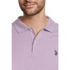 U.S. Polo Assn. Men's Solid Short Sleeve Interlock Polo Shirt, Golf Shirts for Men, Business Casual Polos - 3 of 3