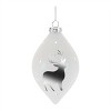 Glittered Glass Deer Ornament (Set of 6) - 4 of 4
