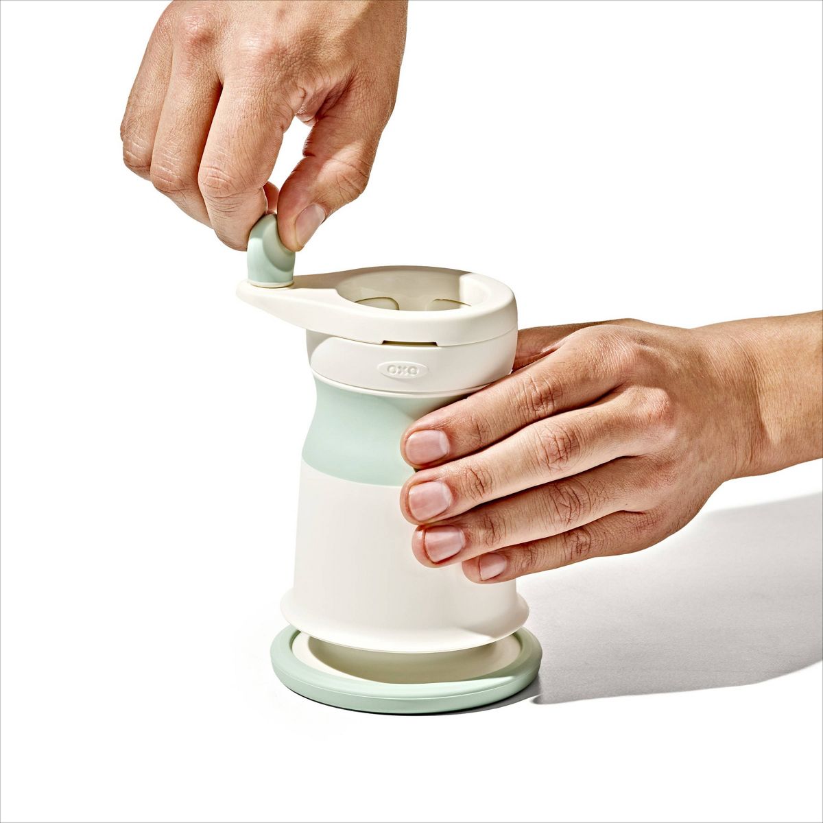 OXO Tot Mash Maker Stainless Steel Baby Food Mill - Opal - thumbnail 4