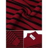 Men's Striped Turtleneck Sweater Casual Pullover Slim Fit Ribbed Knitted Sweater - 4 of 4