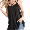 Women's Crisscross Neck Solid Camisole Top - HEIMISH USA M - 4 of 4
