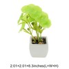 Unique Bargains Artificial Plants Ceramic Pot 2.01"x2.01"x5.51" 1 Pc - 3 of 4