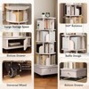 Vynxaria 360-Degree Rotating Bookshelf with 5-Tier Storage for Small Spaces - 2 of 4