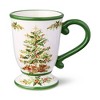 Certified International (Set of 4) 16oz Holly Tree Ceramic Mugs - 2 of 4