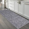 Living Room Rug Washable Area Rugs for Living Room  Modern Solid Textured Bedroom Rug No-Shedding, Stain Resistant, Foldable Contemporary Indoor Rugs - 4 of 4