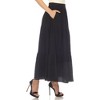 Women's Pleated Tiered Maxi Skirt - 2 of 4