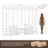 Besiost Freestanding Closet Organizer with 6 Drawers, Walk-In Closet Systen with 4 Clothing Rack - 2 of 4