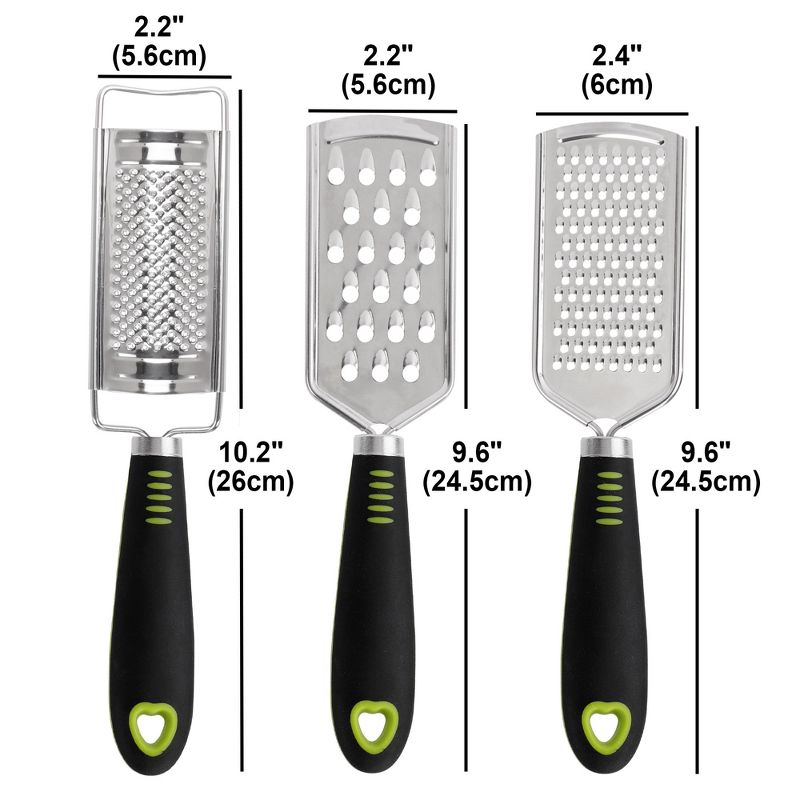Unique Bargains Cheese Grater Stainless Steeel with Handle Handheld for Parmesan Cheese Ginger Garlic, 4 of 5