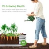 Best Choice Products 4x2x1ft Outdoor Raised Metal Oval Garden Bed, Planter Box for Vegetables, Flowers - 3 of 4