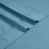 Cotton Blend Solid Deep Pocket Luxury Bed Sheet Set by Blue Nile Mills - 3 of 4
