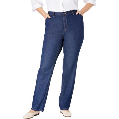 Woman Within Tall Perfect Side Elastic Denim Jean
