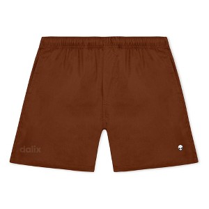 Dalix Lil Alien Beach Short Embroidered Casual Pocket Mesh Drawcord Waist Mens - 1 of 4
