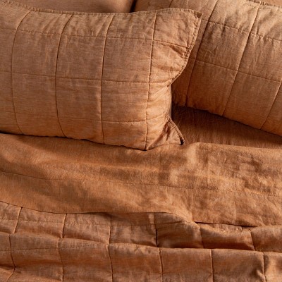 French Linen Box Stitch Quilt | BOKSER HOME