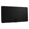 RCA Ultra-Thin XL Amplified Indoor Flat HDTV Multi-Directional Antenna with up to 65+ Mile Range, Black/White - 3 of 4