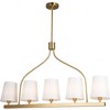 Artcraft Lighting Rhythm 5 - Light Island Pendant Light in  Brushed Gold - 2 of 4