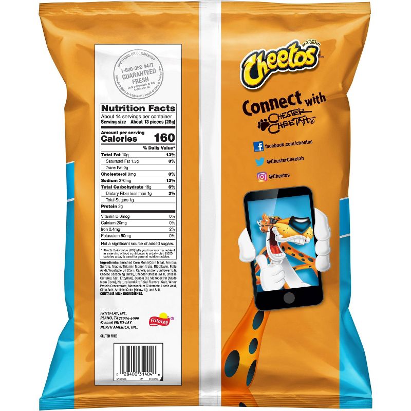 Cheetos Puffs Cheese Flavored Snacks - 13.50oz, 3 of 5