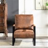 NicBex PU Leather/Microfiber/Velvet Accent Chair with Metal Frame,Mid Century Arm Chair with Cushion for Bedroom,Reading Room - 2 of 4