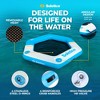 SOLSTICE ORIGINAL Inflatable Dock Float 6 Foot Water Mat Swim Raft with Mesh Swim Lounge for Lakes, Oceans, and Swimming Pools - 4 of 4