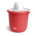 Koji Bucket Ice Cream Maker - Red