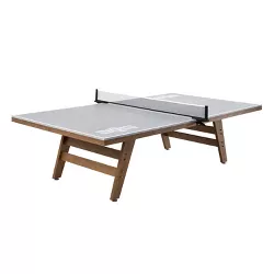 Hall of Games Official Size Wood Table Tennis Table - Gray
