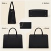 Laptop Bag for Women 15 Inch Laptop Tote Bag Waterproof Leather Work Bags Professional Computer Briefcase Large Capacity Handbag - 3 of 4