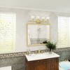 Livex Lighting French Regency 4 - Light Vanity in  Polished Brass - 3 of 4