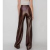 Women's Amelia High Waisted Pleather Pants - Canvas Apparel - 4 of 4