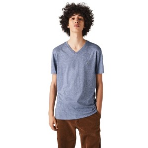 Lacoste Men's Short Sleeve V-Neck Pima Cotton T-Shirt - 1 of 3