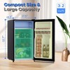 Portable Fridge 3.2 Cu.Ft, Fridge With Freezer Single Design, Ideal for Bedroom - 2 of 4