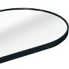 Black 63 x 20IN Pill Shaped Full Lenghth Mirror or Bathroom mirror - 4 of 4