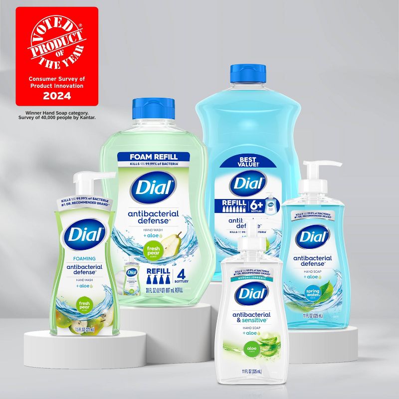 Dial Coconut Water Foaming Antibacterial Hand Wash - 10 fl oz, 4 of 16