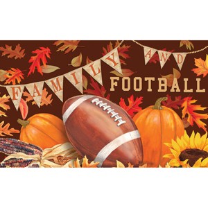 Briarwood Lane Thanksgiving Doormat 30x18 Indoor Outdoor Family Football Fall For Thanksgiving Doormat - 1 of 3