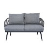 Christopher Knight Home Piotr 4 Piece Outdoor Acacia Wood and Metal Seating Set with Rope Woven - 4 of 4
