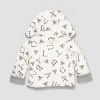 Burt's Bees Baby® Bee Reversible Organic Cotton Puffer Jacket - Gray - 4 of 4
