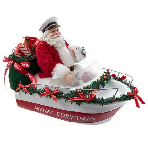 Kurt Adler 8 Inch Fabriché Boat Captain Santa - 1 of 4
