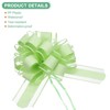 Unique Bargains Plastic Flower Ribbon Satin Gift Bow Pull Bows 12 Pcs - 2 of 4
