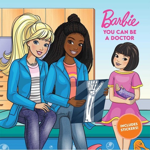 THE BARBIE STICKER IN BLUE