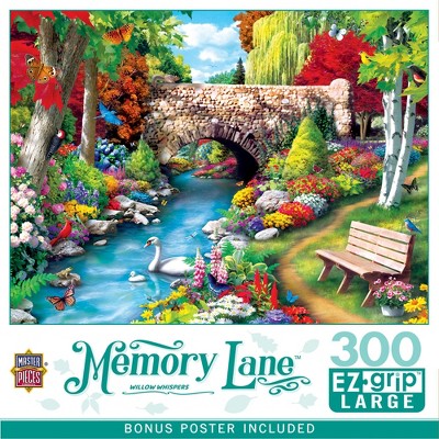 MasterPieces 300 Piece EZ Grip Jigsaw Puzzle - Willow Whispers - Large Piece Puzzles for Adults