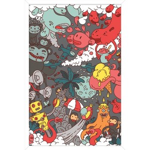 Trends International Party Pooper Framed Wall Poster Prints - 1 of 4