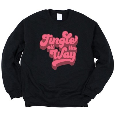 Simply Sage Market Women's Graphic Sweatshirt Retro Jingle All The Way