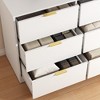 FONTOI 9 Drawer Dresser Bedroom Large Deep Chest of Drawers Wooden Storage Cabinet Long Dressers for Living Room, Hallway, White, 63"* 15.74"*30.31" - 4 of 4
