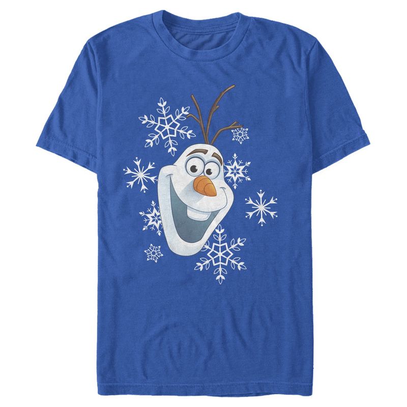 Men's Frozen Olaf Smile T-Shirt, 1 of 5