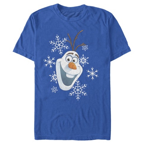 Deens maximaliseren uitglijden Men's Frozen Olaf Smile T-shirt - Royal Blue - Medium : Target