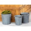Park Hill Collection Galvanized Flower Bucket Large - 2 of 2