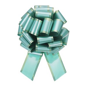 Unique Bargains Large Pull Bow Metallic Car Bows Decorative Gift Wrapping Ribbons - 1 of 4