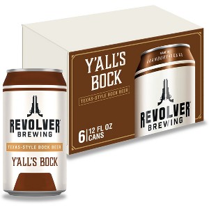 Revolver Y'All's Bock Beer - 6pk/12 fl oz Cans - 1 of 4